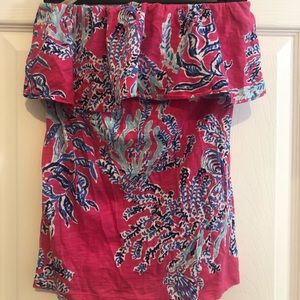 Lilly Pulitzer XS Wiley Tube Top